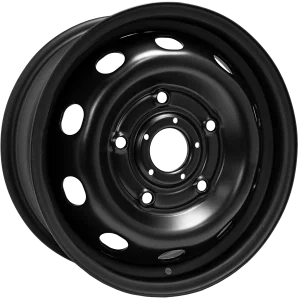 Envy Wheels – NX6 STEEL WHEEL – Black – 16″x6.5″ 60mm – All weather Wheels – NX61650
